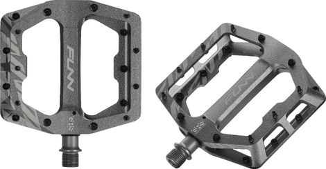 Pair of Funn Funndamental GRS Gray Flat Pedals