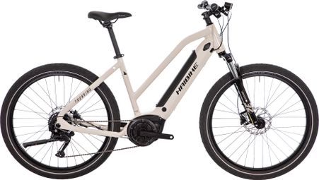 Haibike Trekking 3 Mid Shimano Alivio 9V 500Wh 27,5'' Lichtgrijs 2023 elektrische mountainbike