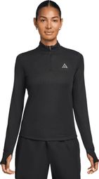 Nike ACG Damen-Oberteil mit 1/2 Reißverschluss, schwarz