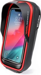 Sacoche de guidon vélo rigide 0.5L avec écran tactile TPU pour rangement