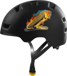 Casque vélo et skate | Skateboard Noir L (57-61 cm) | Certifié EN1078