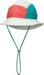 Asics Bucket Hat Bob White/Coral/Green