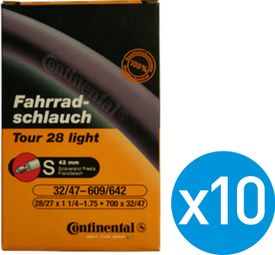 Continental 10 Butyl Race 28 Inner Tubes Bundle - 700 x 18/25