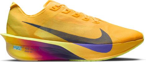 Nike Vaporfly 4 hardloopschoenen geel/paars heren