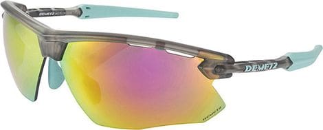 Demetz Track Sunglasses Matte Crystal Grey / Blue Yellow