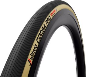 Vittoria Corsa Pro 700 mm Wegband Tubeless Ready Opvouwbaar WR (Brede velg) Anti-Puncture Belt Race Formulation Grafeen + Silica Tan Zijwand