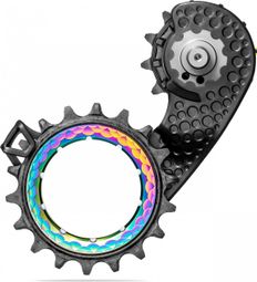 Chape de Dérailleur Hollowcage AbsoluteBlack pour Shimano Dura Ace 9250 12 V Rainbow