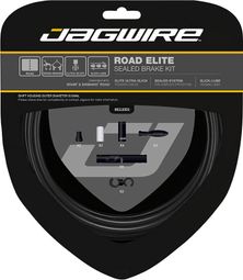 Jagwire Road Elite Sealed Brake Cable & Liner Kit Black Stealth