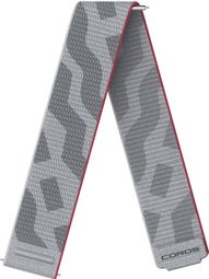 Cinturino per orologio Coros Pace Pro in nylon da 22 mm, grigio