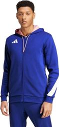adidas Performance Team France Hooded Sweat Blue Homme