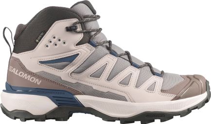 Salomon X Ultra 360 Mid GTX Men's Hiking Shoes, Gray/Brown
