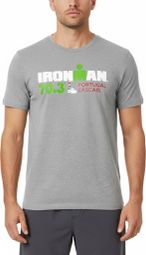Ironman 70.3 Portugal-Cascais Heren Grijs Korte Mouw T-Shirt