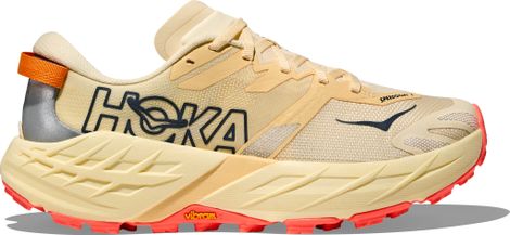 Hoka Speedgoat 7 Trail-Schuhe Beige/Orange Damen