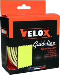 Ruban de guidon Velox high grip maxi confort 3.5mm jaune fluo