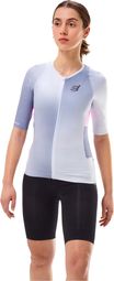 Compressport Stream paars damesshirt met korte mouwen