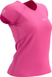 Damen Langarmtrikot Compressport Training SS TshirtRose