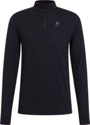 Base Layer Odlo 1/2 Zip Merino 200 Noir