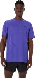 Asics Metarun paars heren shirt met korte mouwen