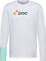 Wit T-shirt met lange mouwen voor heren