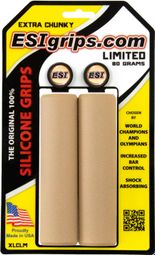 Paar ESI Extra Chunky 34mm Tan Grips