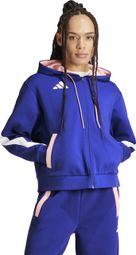 adidas Performance Team France Hoodie Dames Blauw