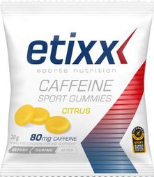 Etixx Gommes énergétiques Caféine Agrumes 12x30g