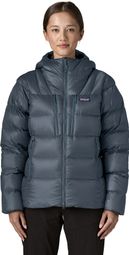 Patagonia Fitz Roy Down Hoody Daunenjacke für Damen, blau