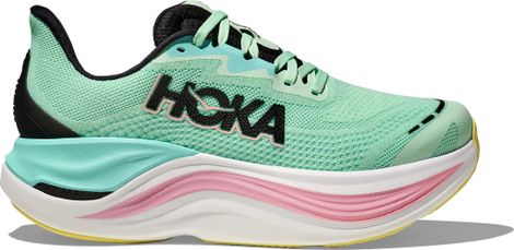 Chaussures Running Hoka Skyward X Vert/Bleu/Rose Femme