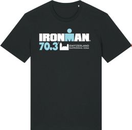 Camiseta de manga corta Ironman 70.3 Rapperswil Negra para hombre