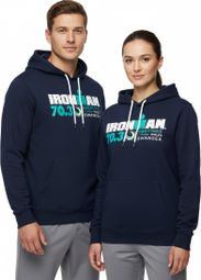 Sweat à Capuche Ironman 70.3 Swansea Bleu