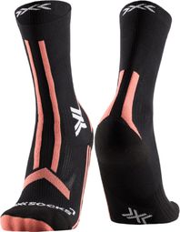 X-Socks Trailrun Discover Crew Zwart/Dust Roze Sokken