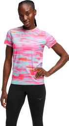 Hoka Airolite 2.0 roze damesshirt met korte mouwen