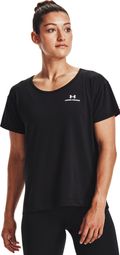 T-Shirt Running Under Armour Rush Energy Core Noir Femme