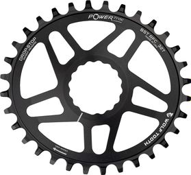 Wolf Tooth Elliptical Direct Mount Chainring for Race Face Cinch Boost 3 mm Drop-Stop A Black