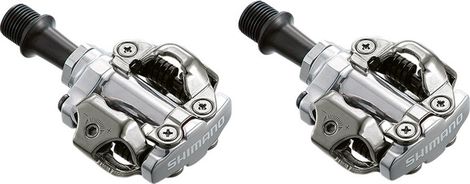 SHIMANO Paire de Pédales SPD PD-M540 Argent