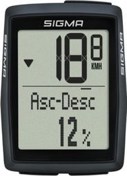 Compteur velo sans fil Sigma bc  12.0 wl sts cad 12 fcts noir