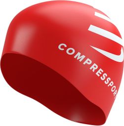 Bonnet de Natation Compressport Rouge