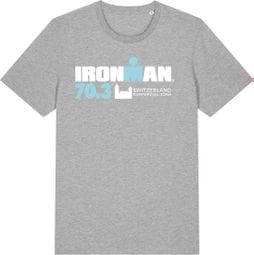 Ironman 70.3 Rapperswil Kurzarm T-Shirt Grau Herren