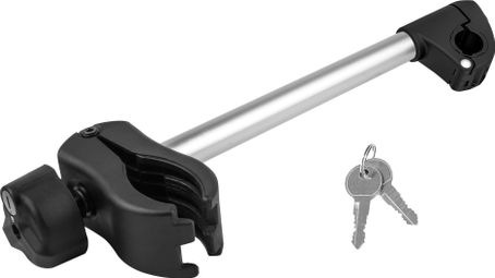 Porte-vélo EUFAB : Fixe-cadre à pince Long Amovible Ø 25 + 30 mm Antivol - Porte-vélos EUFAB