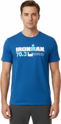 Ironman 70.3 Rapperswil Kurzarm T-Shirt Royal Blau Herren