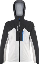 Veste Imperméable Femme Millet Wanaka Light 2.5L Blanc/Noir