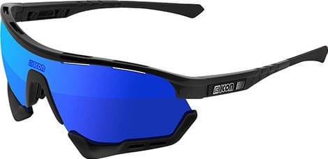 Lunettes SCICON Aerotech Noir / Multimirror Blue