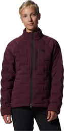 Veste Femme Mountain Hardwear Stretchdown Rouge 