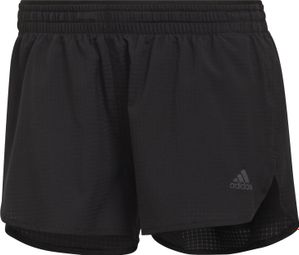 adidas Women's Performance Run Fast 3in Black Shorts