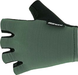 Santini Cubo Kurzhandschuhe Grün