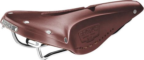 Brooks England B17 Schmaler, geschnitzter brauner Sattel