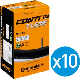 Continental MTB Inner Tube 26x1.75/2.50 Schrader - Bundle x10
