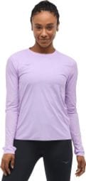 Maillot manches longues Hoka Airolite Violet Femme