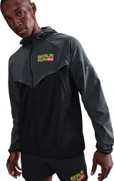 Heren Nike Stride Berlin Marathon Zwart Windjack