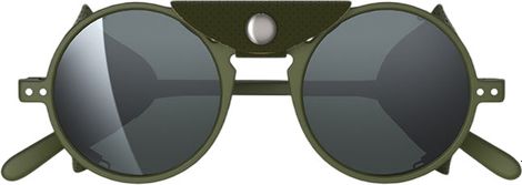 Occhiali Izipizi Glacier Khaki/Lenti a specchio argento